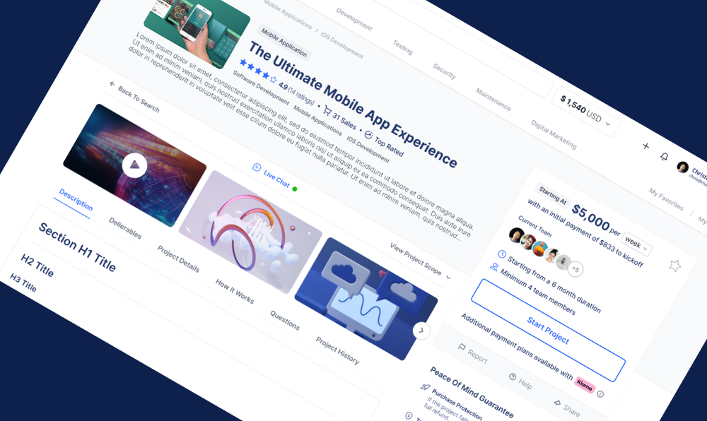 Marketeq Projects case study preview